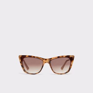 Women Aldo Selamas Medium Beige Women's Cat Eye Medium Beige Sunglasses - 1