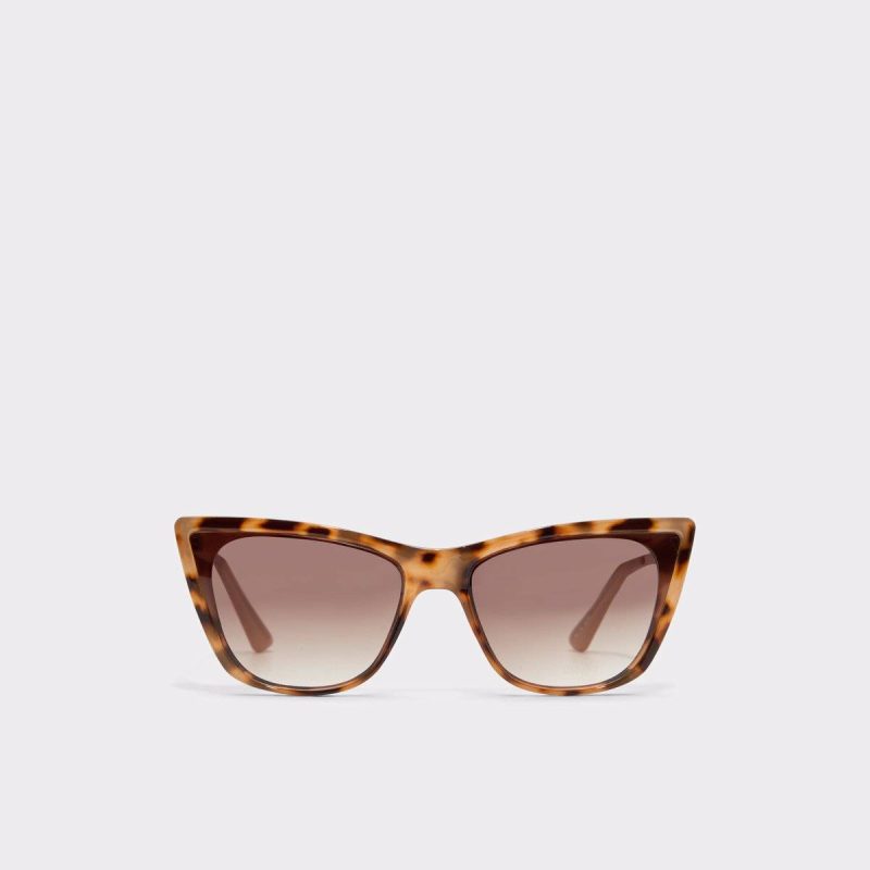 Women Aldo Selamas Medium Beige Women's Cat Eye Medium Beige Sunglasses - 1