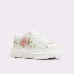Women Aldo Sneakers White/Multi Seafoam White/Multi Women's Platform And Wedge Sneakers - 4