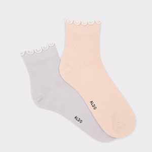 Women Aldo Socks Light Purple Frilluxe Light Purple Women's Socks - 1