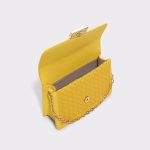 Women Aldo Soleilax Bright Yellow Women's Top Handle Bags Bright Yellow Top Handle Bags - 3