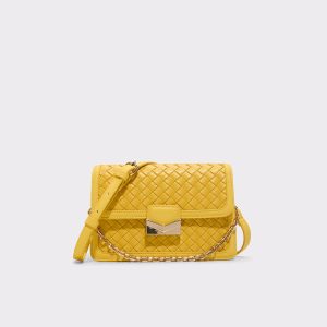 Women Aldo Soleilax Bright Yellow Women's Top Handle Bags Bright Yellow Top Handle Bags - 1
