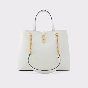 Women Aldo Tote & Satchel Bags White Iloronnx White Women's Tote & Satchel Bags - 1