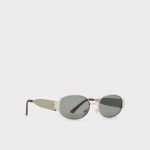 Women Aldo Unirerin Gold Women's Round Sunglasses Gold - 2