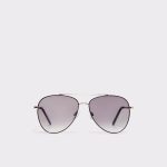 Women Arilicanx Black/Gold Multi Women's Aviator Aldo Sunglasses Black/Gold Multi - 1