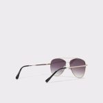 Women Arilicanx Black/Gold Multi Women's Aviator Aldo Sunglasses Black/Gold Multi - 3
