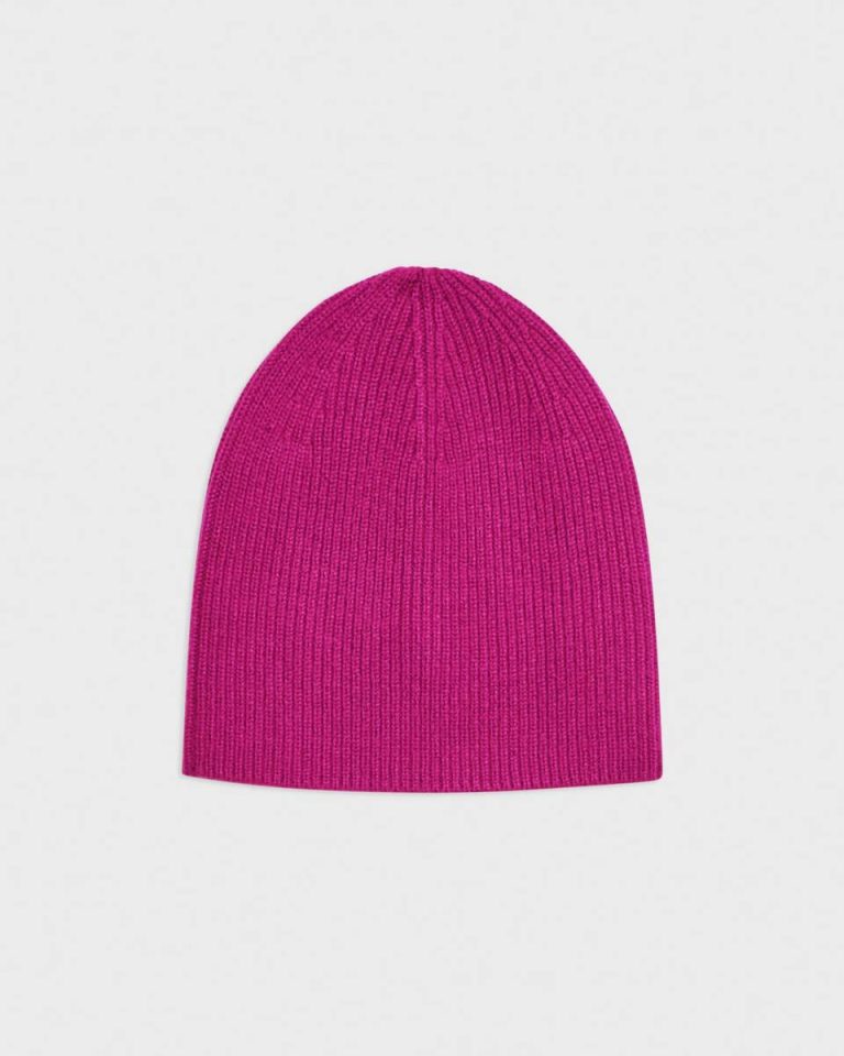 Women Beanie In Cashmere Wildflower Hats, Gloves + Scarves Theory - 2