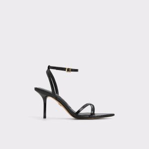 Women Black Adrina Black Women's Strappy Heels Heels Aldo - 1