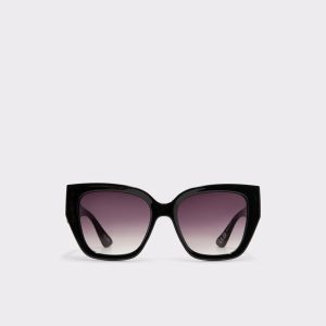 Women Black Aldo Hok Black Women's Cat Eye Sunglasses - 1