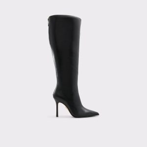 Women Black Aldo Maybellie-Wc Black Women's Tall Boots Boots - 1