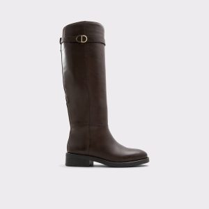 Women Boots Aldo Dark Brown Loreina Dark Brown Women's Tall Boots - 1