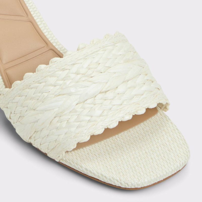 Women Claudina White/Bone Women's Block Heels Heels White/Bone Aldo - 5