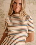 Women Dresses And Jumpsuits Polín Et Moi Mirena Striped Dress Knitted Raw - 3