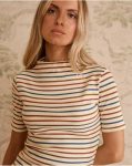 Women Dresses And Jumpsuits Polín Et Moi Mirena Striped Dress Knitted Raw - 4