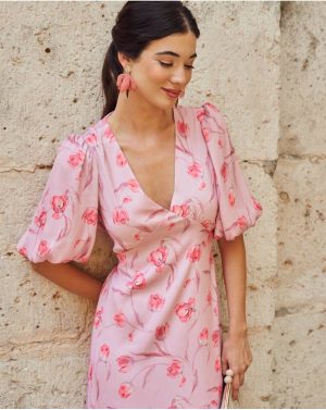 Women Dresses Rasia Flowers S Dress Polín Et Moi Rose - 1