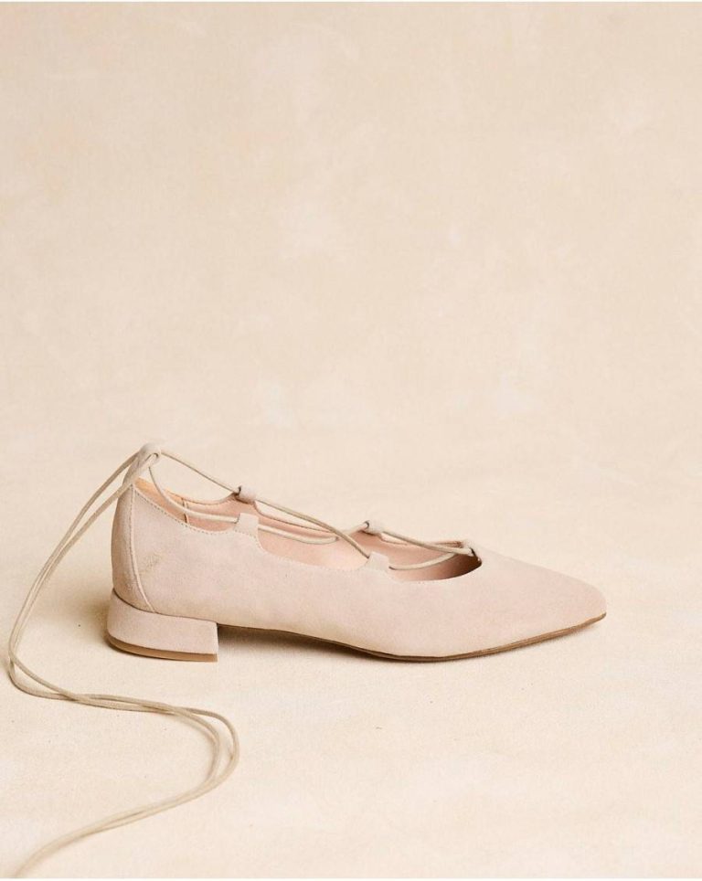 Women Flats Ballet Flats Lucienne Rope Polín Et Moi Sand - 3