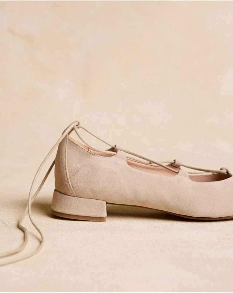 Women Flats Ballet Flats Lucienne Rope Polín Et Moi Sand - 4