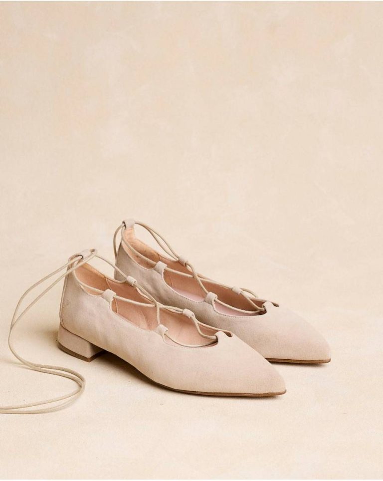 Women Flats Ballet Flats Lucienne Rope Polín Et Moi Sand - 1