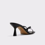 Women Gannever Black Women's Heeled Sandals Black Aldo Heels - 2