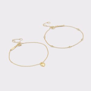 Women Gold/Clear Multi Aldo Jewelry Kemm Gold/Clear Multi Women's Bracelets - 1