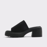 Women Harrietta Black Women's Wedges Black Aldo Heels - 3