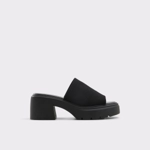 Women Harrietta Black Women's Wedges Black Aldo Heels - 1