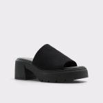 Women Harrietta Black Women's Wedges Black Aldo Heels - 4