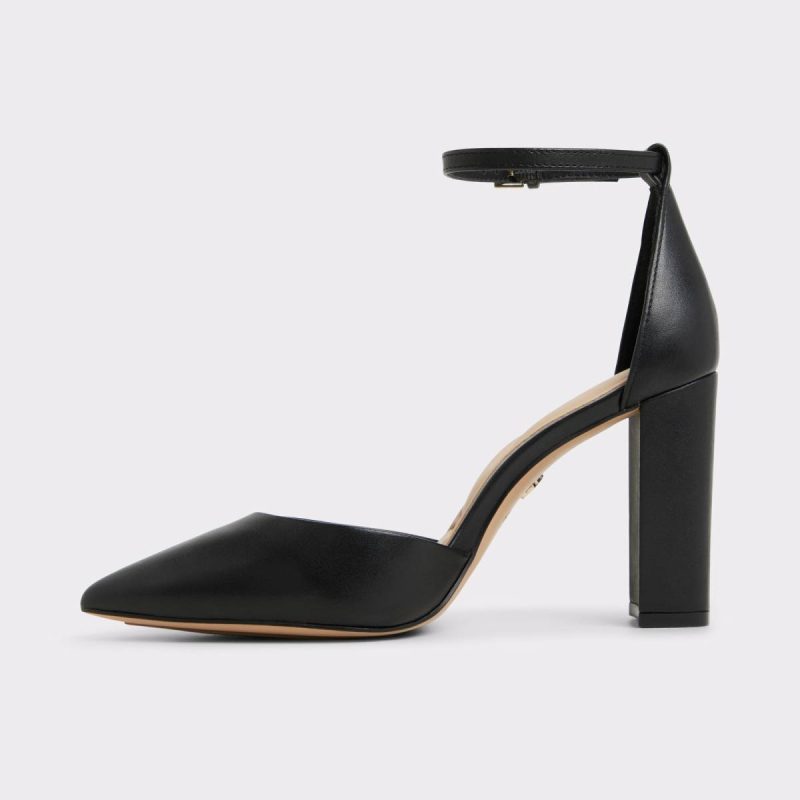Women Heels Black Aldo Faith Black Women's Strappy Heels - 3