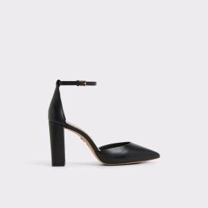 Women Heels Black Aldo Faith Black Women's Strappy Heels - 1