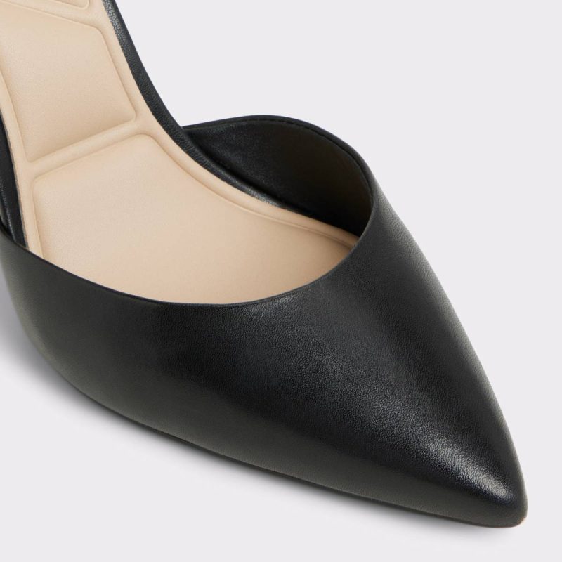 Women Heels Black Aldo Faith Black Women's Strappy Heels - 5