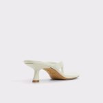 Women Jump White/Bone Women's Strappy Sandals Aldo White/Bone Heels - 2