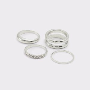 Women Kaemeth Silver/Clear Multi Women's Rings Silver/Clear Multi Aldo Jewelry - 1
