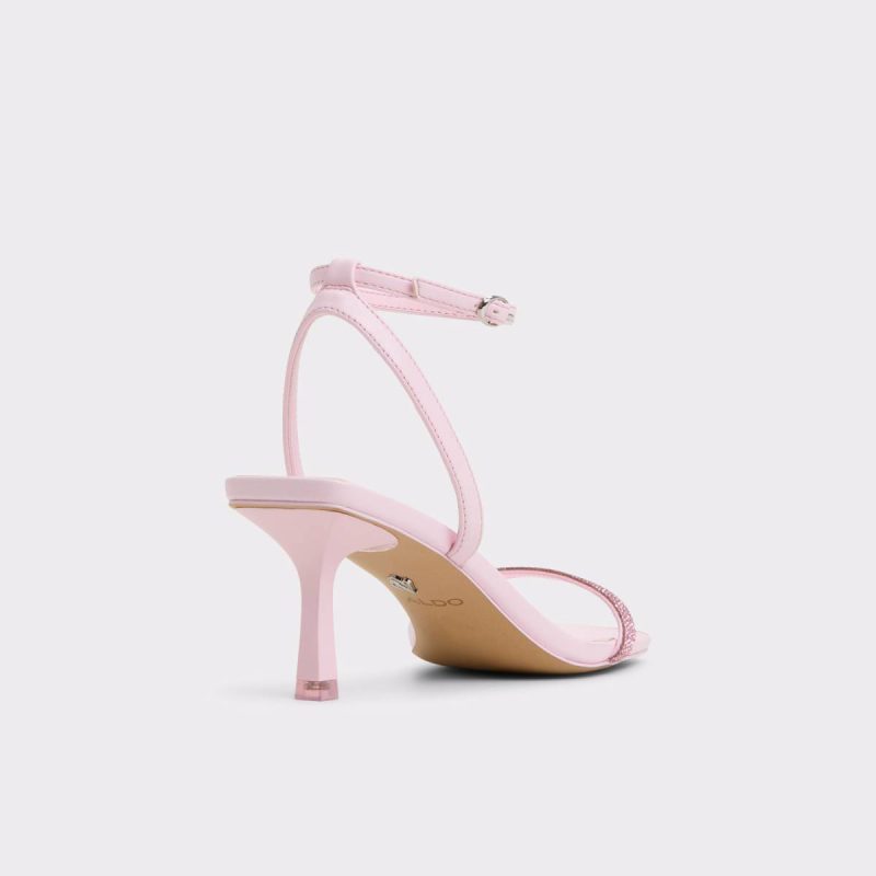 Women Light Pink Aldo Kirri Light Pink Women's Strappy Sandals Heels - 3