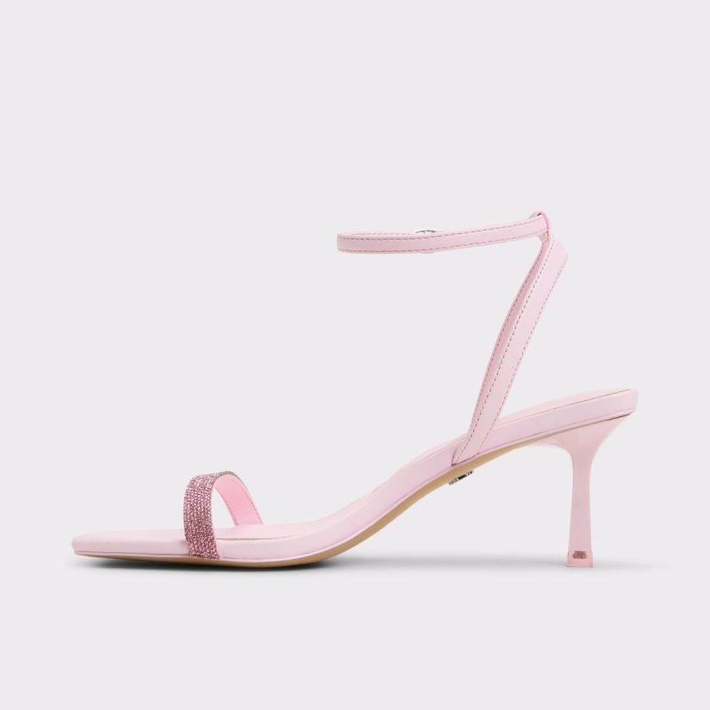 Women Light Pink Aldo Kirri Light Pink Women's Strappy Sandals Heels - 4