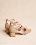 Women Mary Jane Arianna Straps Heels Beige Polín Et Moi - 2