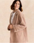 Women Maternity Taupe Carina Fur Coat Polín Et Moi - 3
