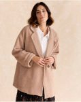 Women Maternity Taupe Carina Fur Coat Polín Et Moi - 4