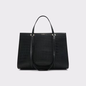 Women Ninetofive Black Women's Tote & Satchel Bags Aldo Tote & Satchel Bags Black - 1