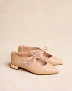 Women Nude Flats Ballet Flats Cord Rita Polín Et Moi - 1