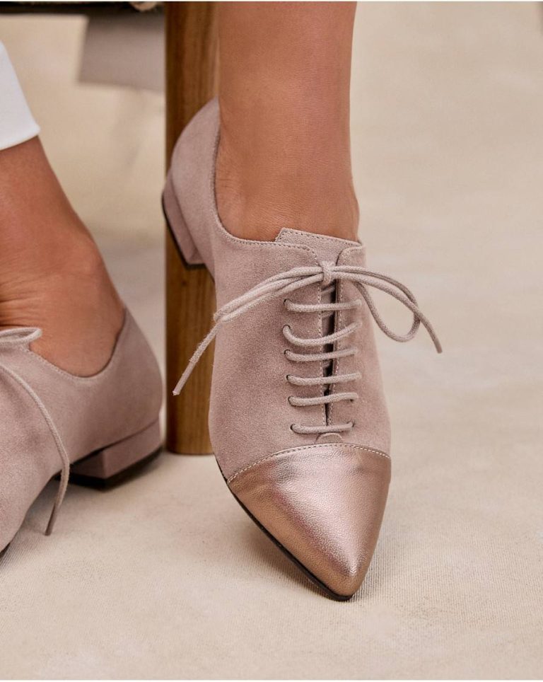 Women Nude Moneria Lace-Up Shoe Footwear Polín Et Moi - 3