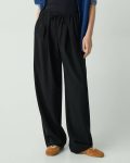 Women Pants Black Theory Pleated Pull-On Pant In Admiral Crepe - 4