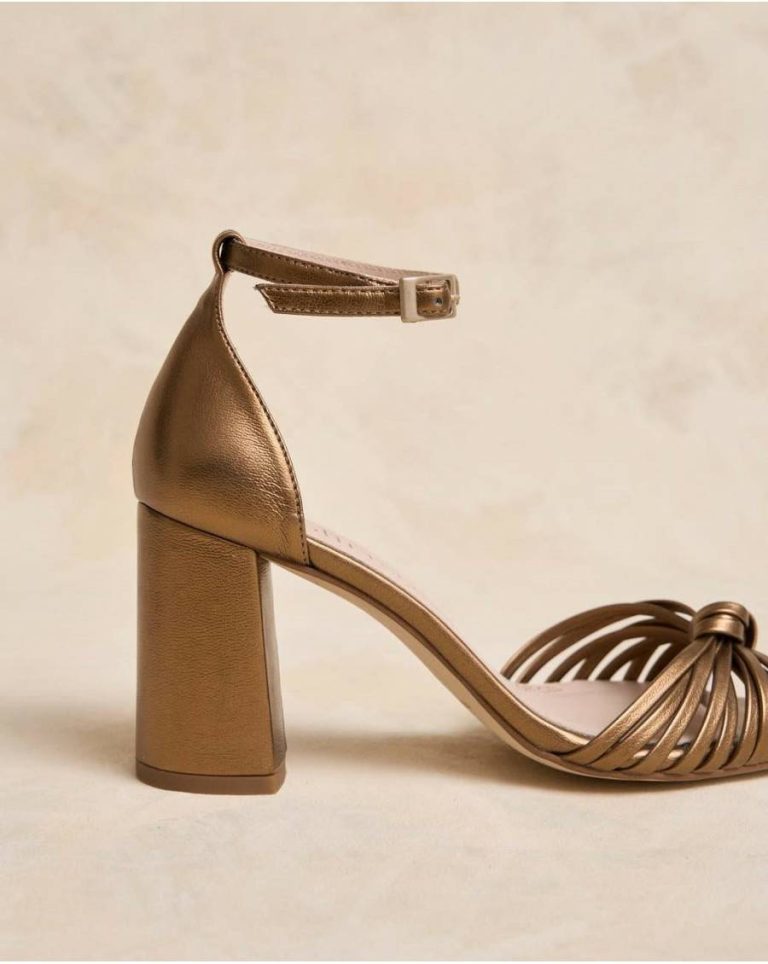 Women Polín Et Moi Lula Knot Sandal Sandals Bronze - 3
