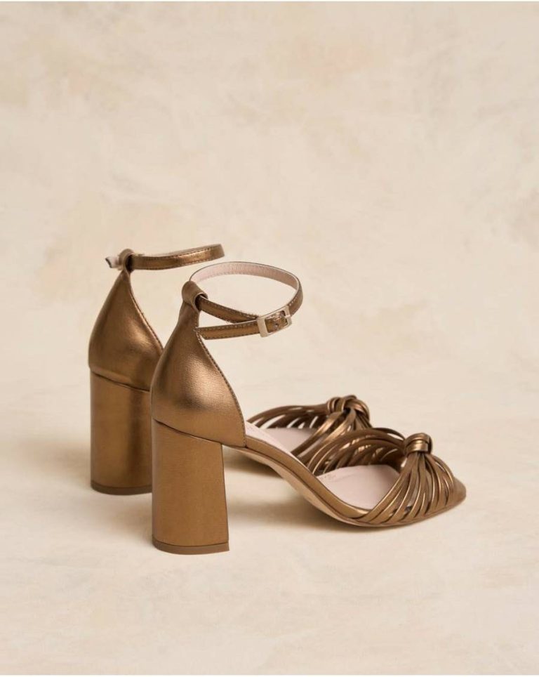 Women Polín Et Moi Lula Knot Sandal Sandals Bronze - 4