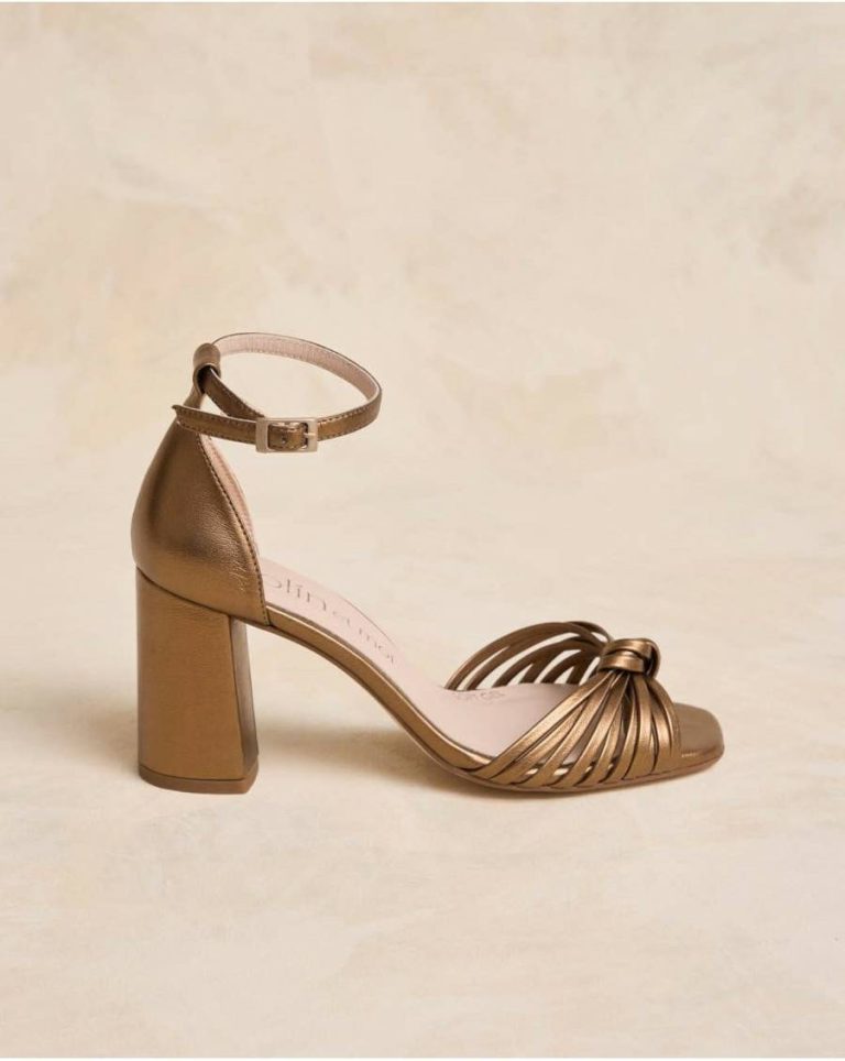 Women Polín Et Moi Lula Knot Sandal Sandals Bronze - 5