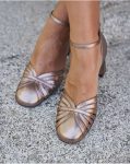 Women Priscela Heel Shoe Heels Polín Et Moi Bronze - 2