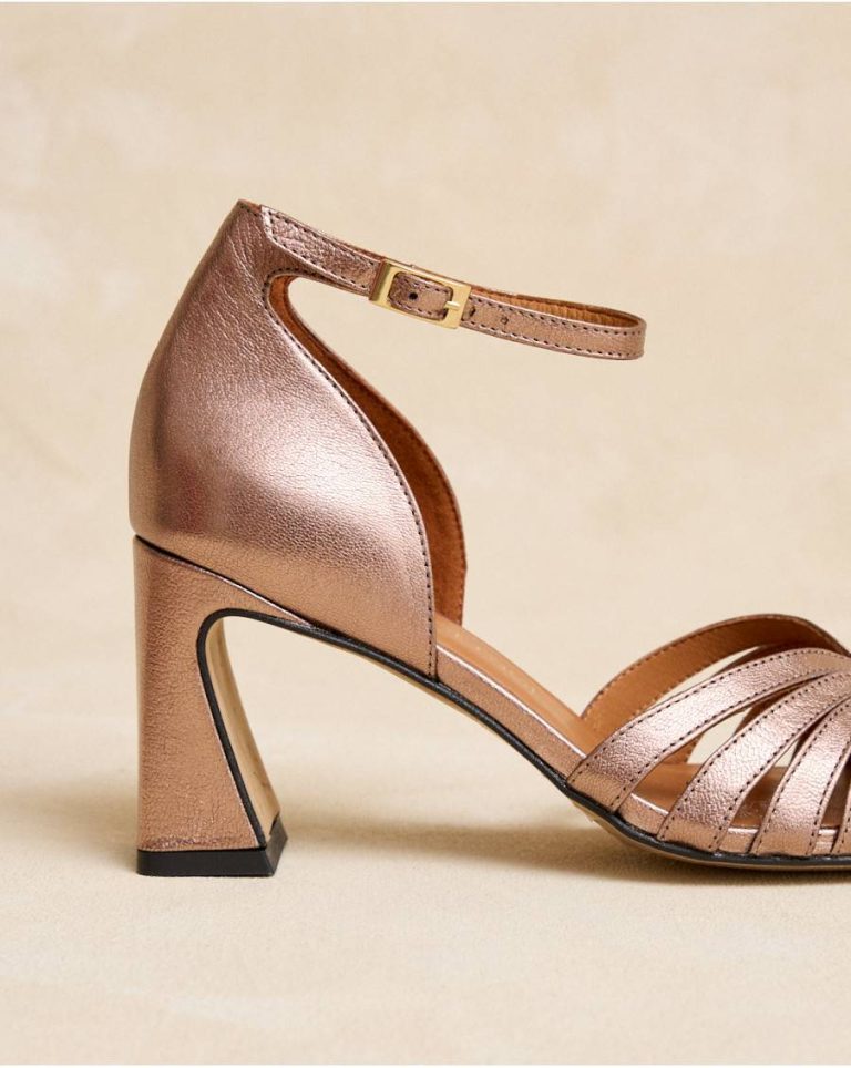 Women Priscela Heel Shoe Heels Polín Et Moi Bronze - 5