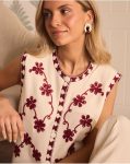 Women Raw Zelinda Print Vest Blazer And Jackets Polín Et Moi - 2