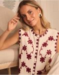 Women Raw Zelinda Print Vest Blazer And Jackets Polín Et Moi - 3