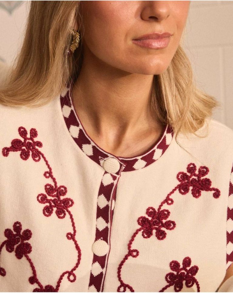 Women Raw Zelinda Print Vest Blazer And Jackets Polín Et Moi - 4