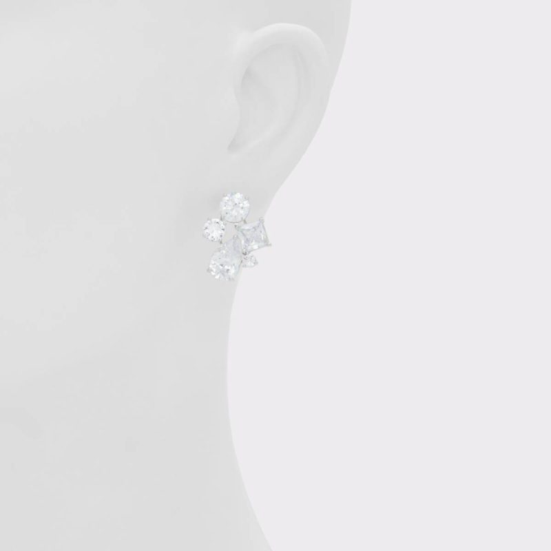 Women Riranad Silver/Clear Multi Women's Earrings Silver/Clear Multi Jewelry Aldo - 2